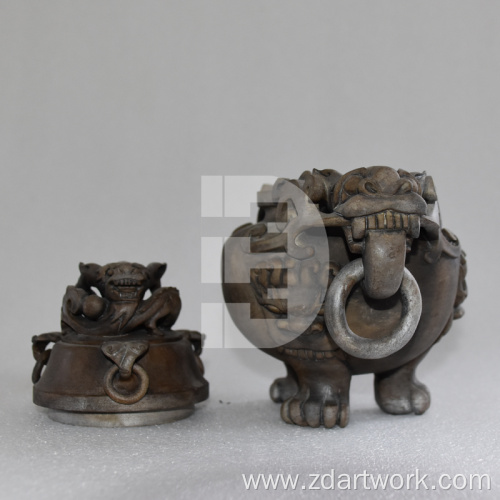 Incense burner tripod of art collection exhibition
